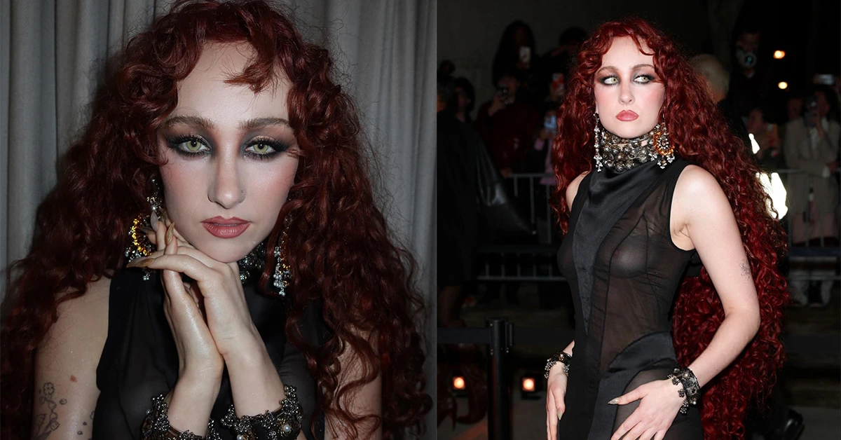 Chappell Roan Wears Sheer Dress at Paris Fashion Week