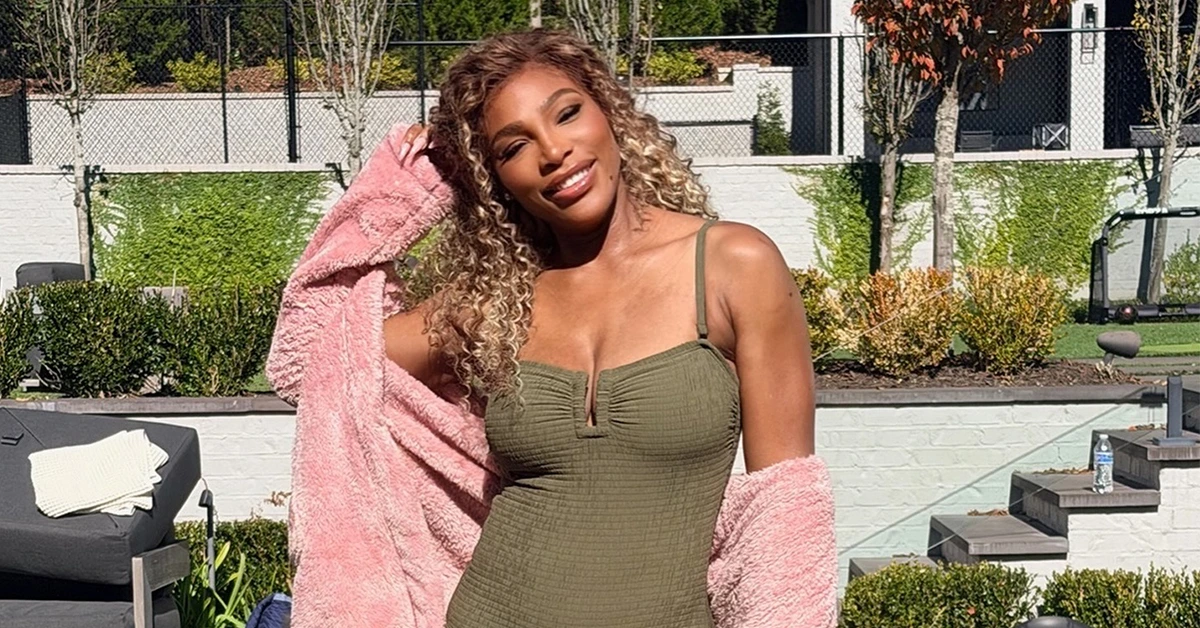 Serena Williams Models Swimsuit with Slippers After Addressing Weight-Loss Medication Discussion